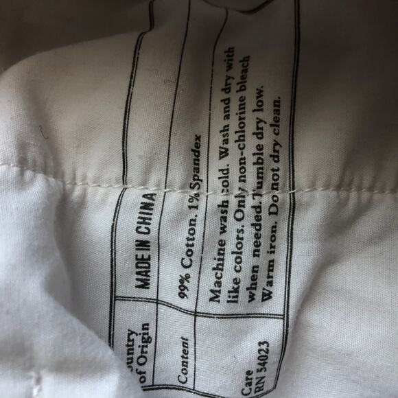 Banana Republic White Jeans relaxed trouser size 32 - Picture 7 of 9